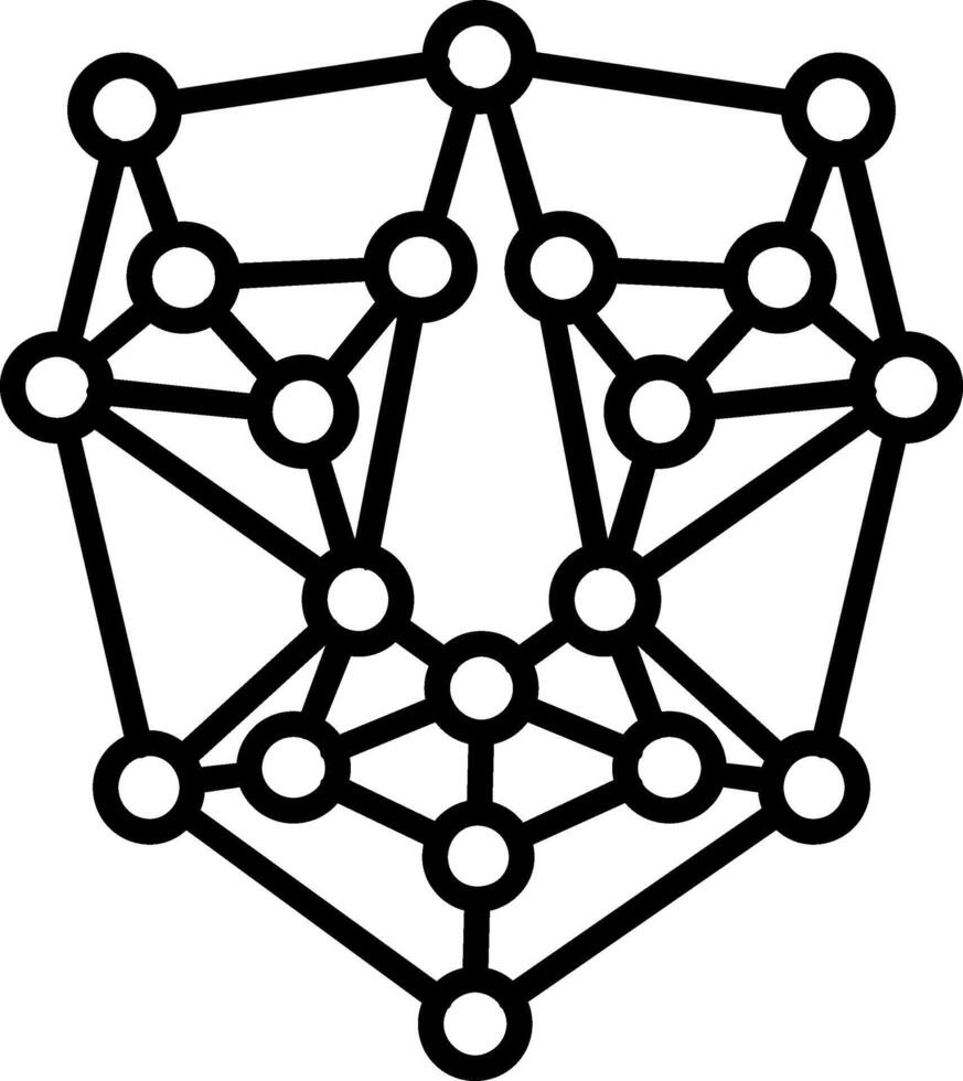 Artificial Intelligence Line Icon vector