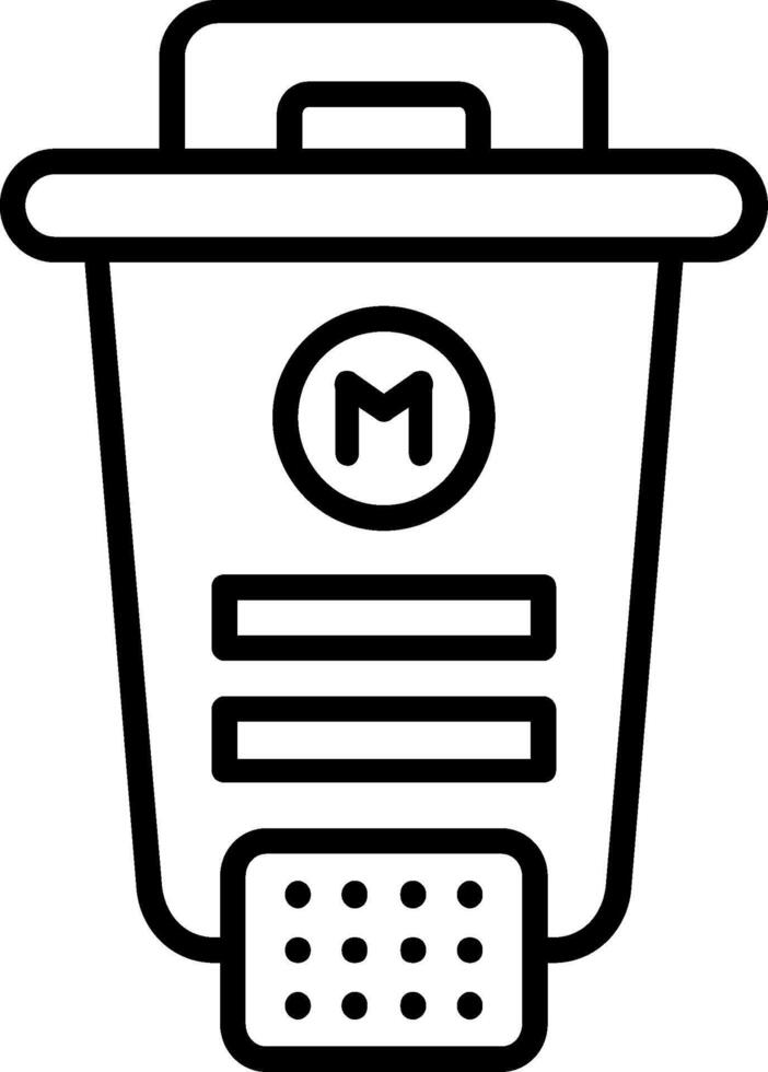 Ink Line Icon vector