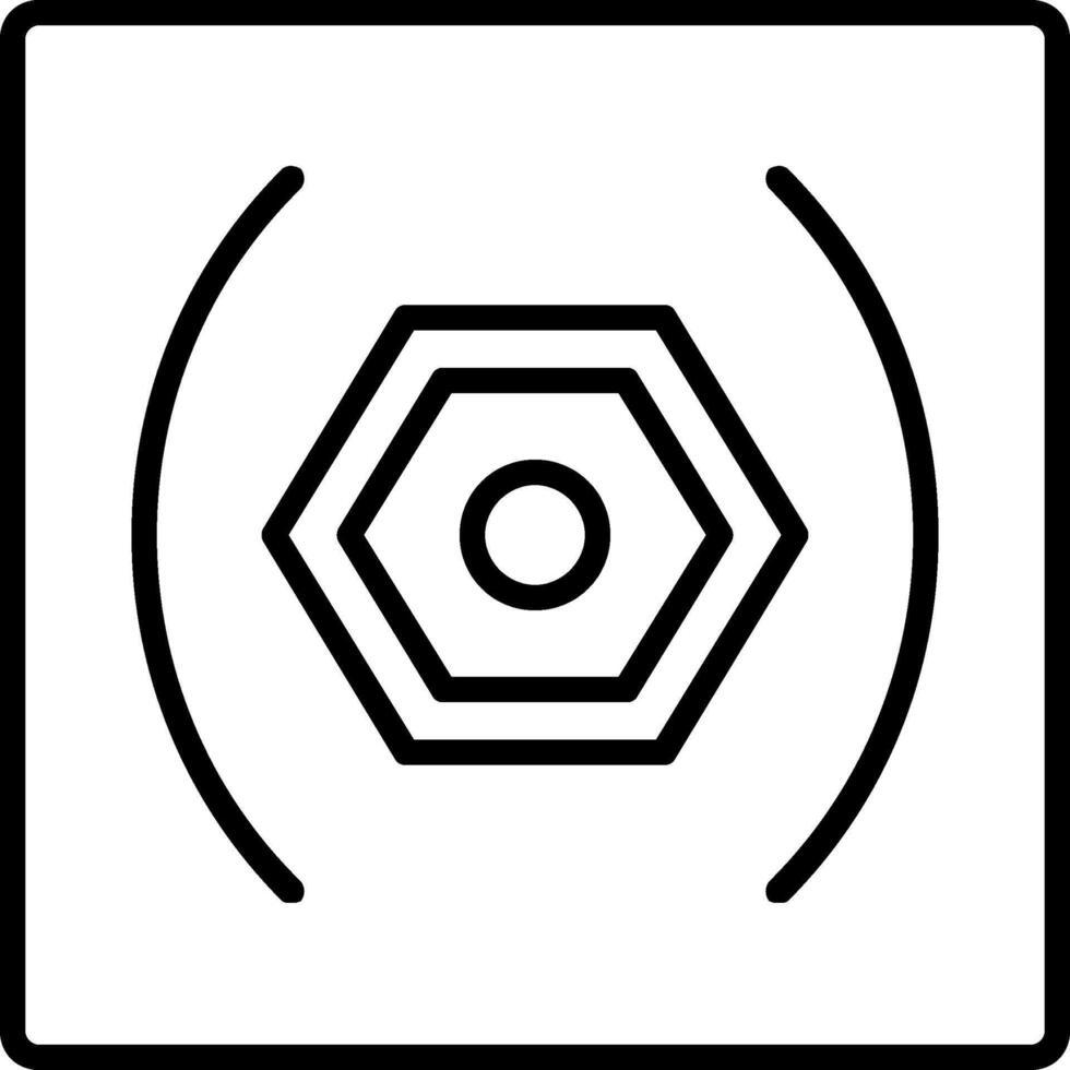 Bracket Line Icon vector