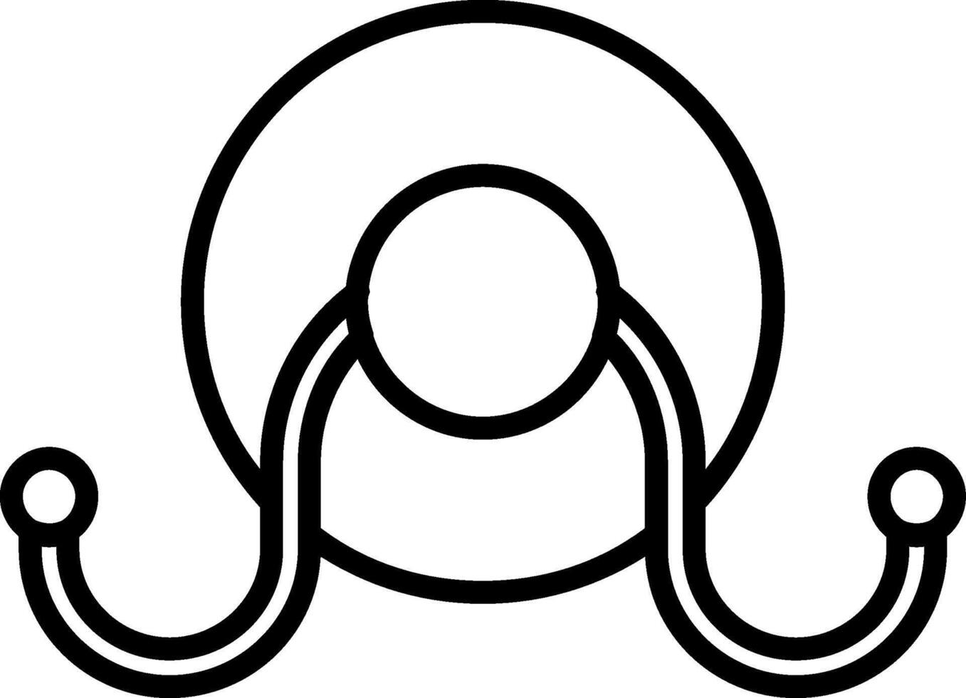 Hanger Line Icon vector