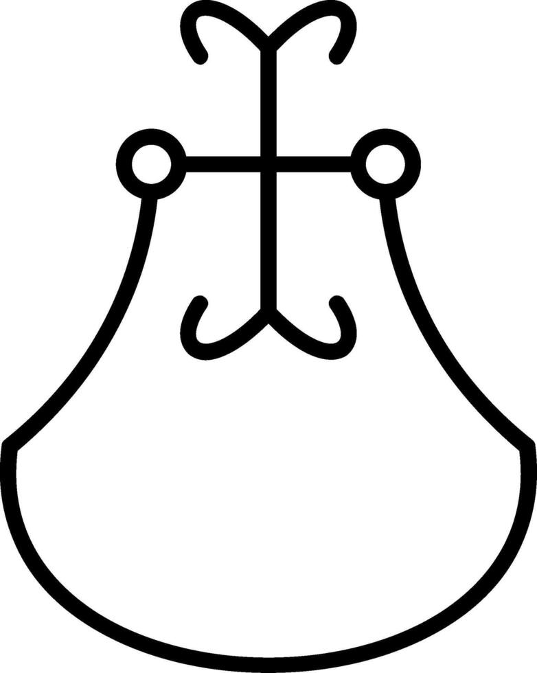 Door Knocker Line Icon vector