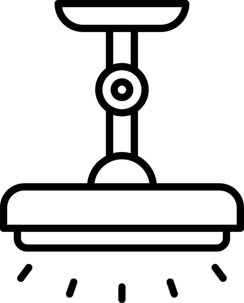 Lamp Line Icon vector