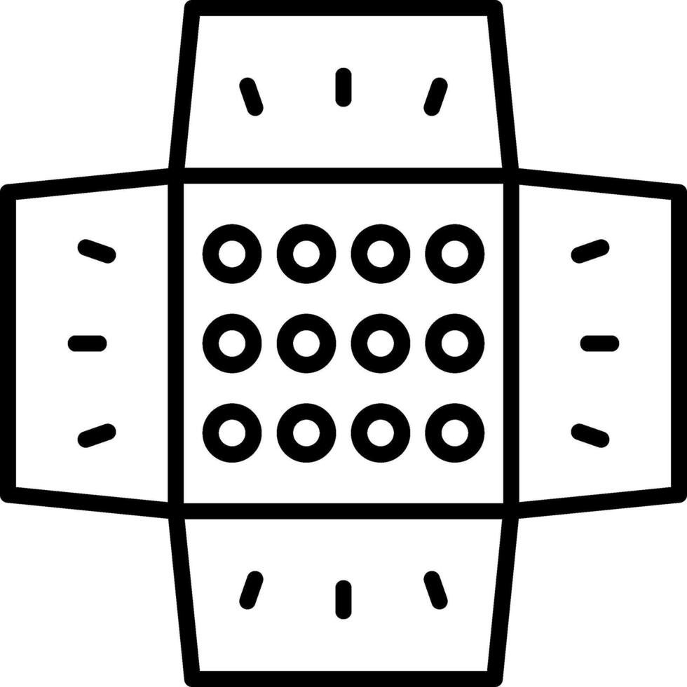Spotlight Line Icon vector
