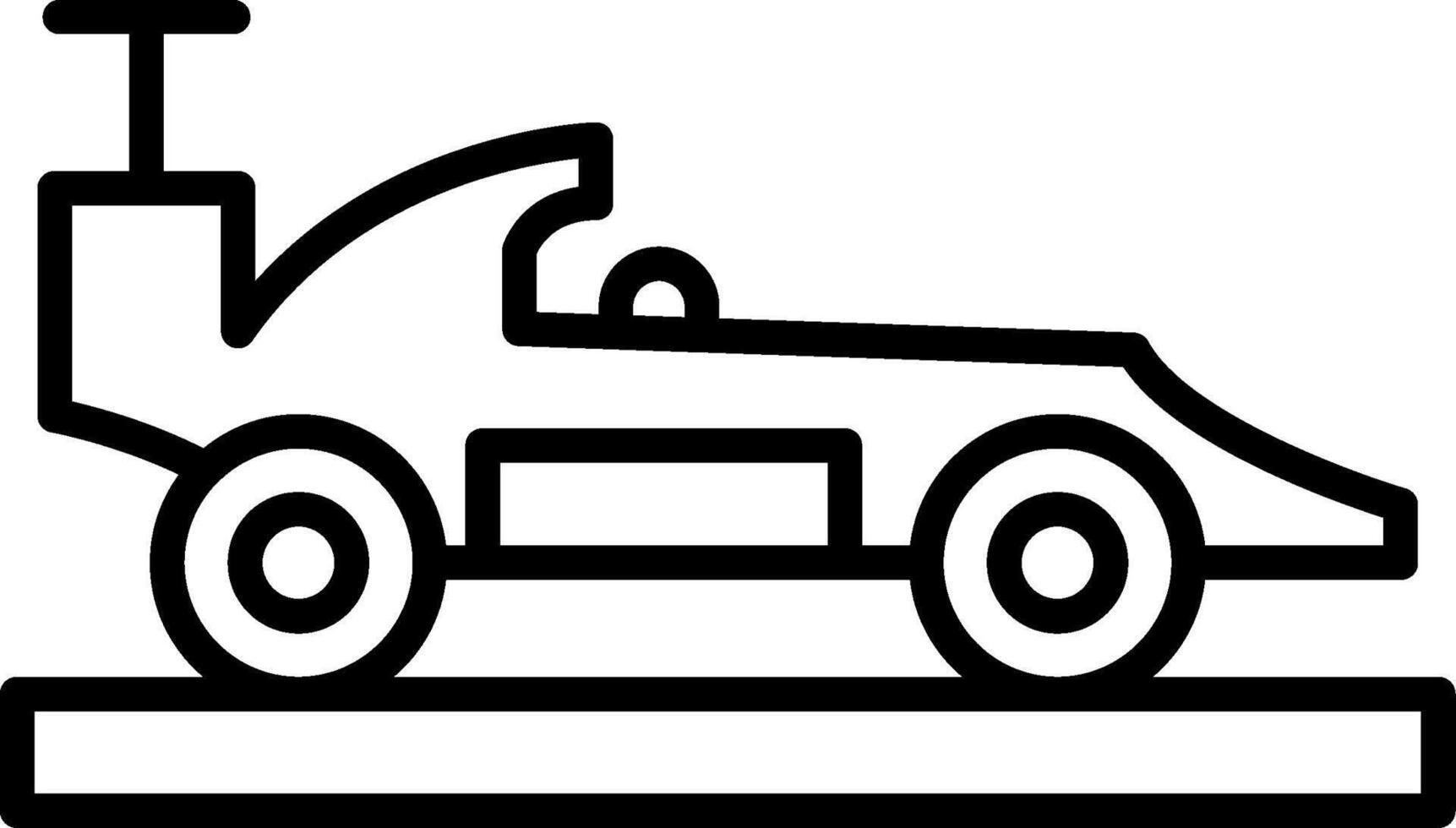 Racing Line Icon vector