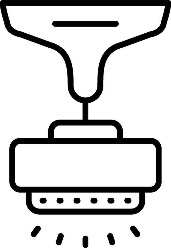 Lamp Line Icon vector