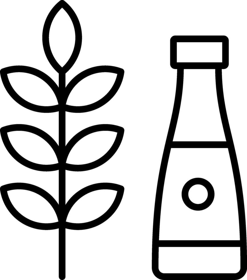 Home Brewing Line Icon vector