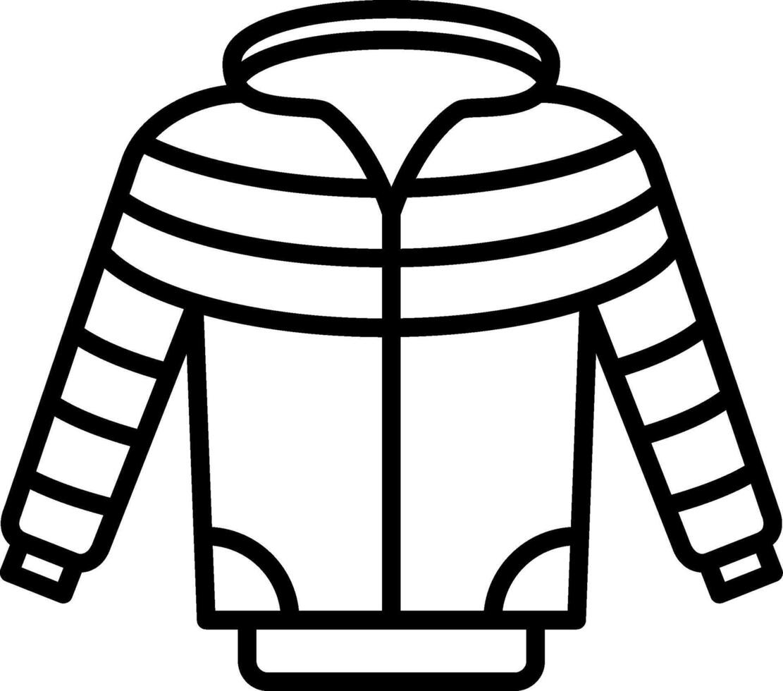 Jacket Line Icon vector