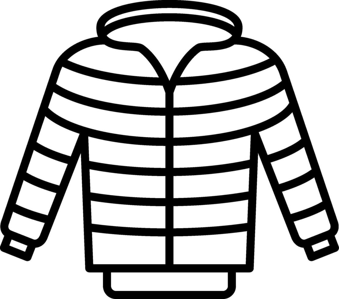 Jacket Line Icon vector