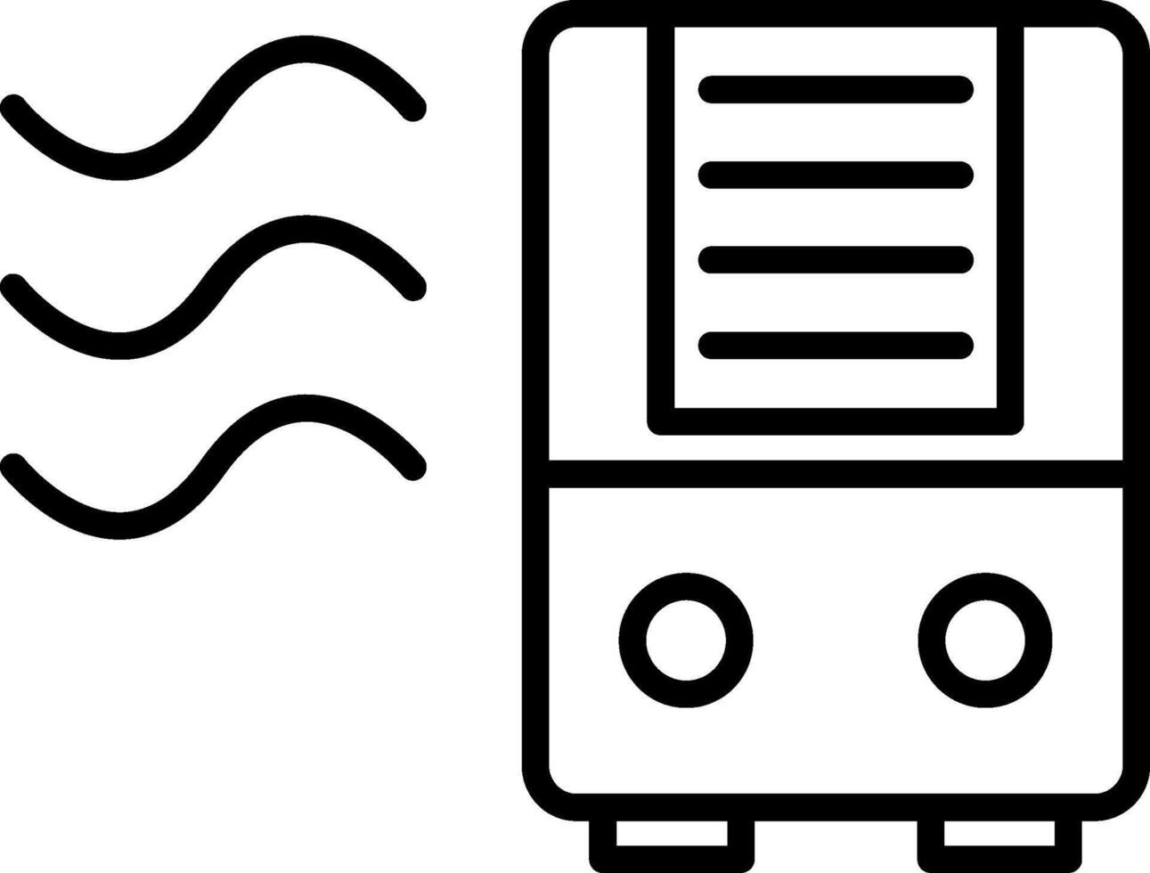 Air Purifier Line Icon vector