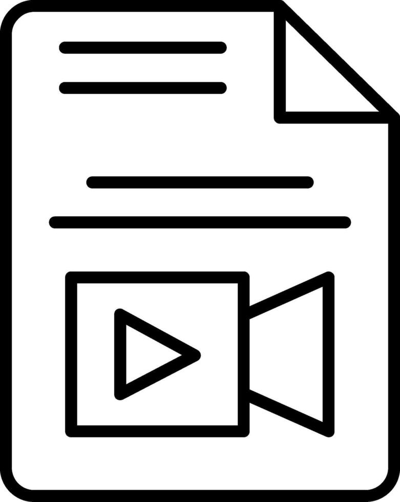 File Line Icon vector