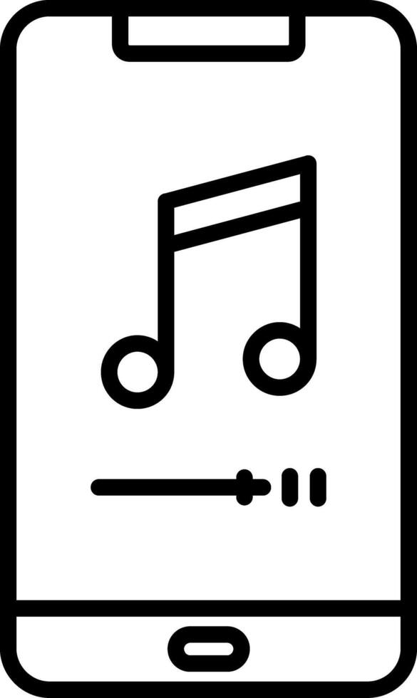 Phone Line Icon vector