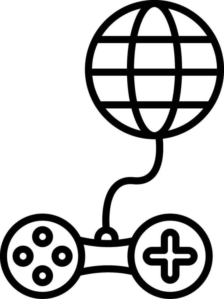 Internet Line Icon vector