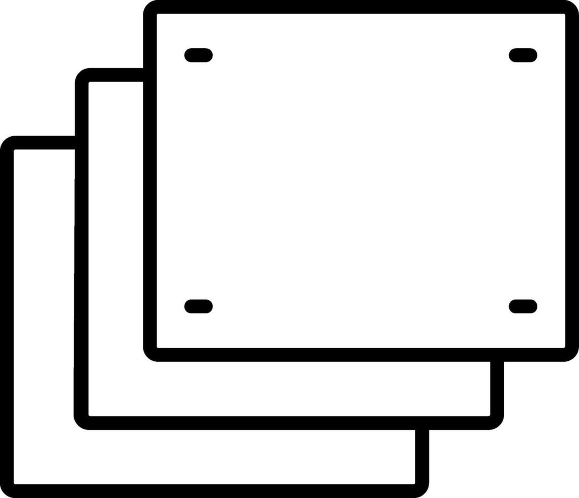 Foam Line Icon vector