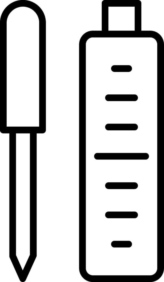 Lipgloss Line Icon vector