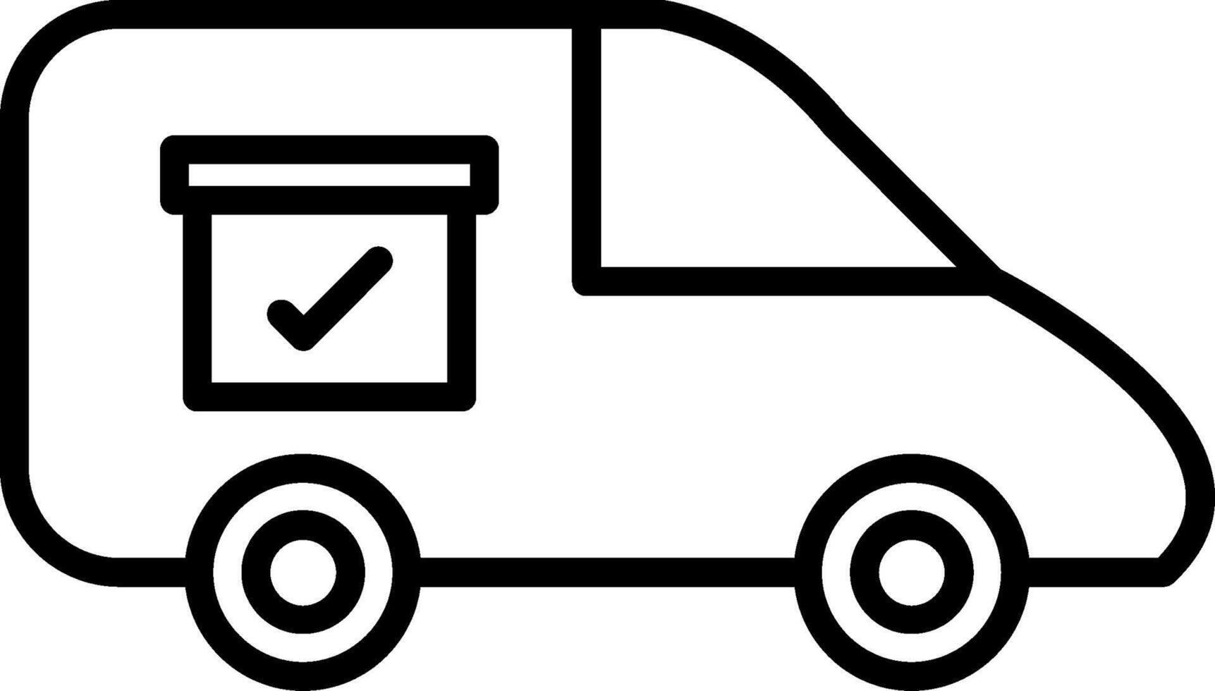 Van Line Icon vector