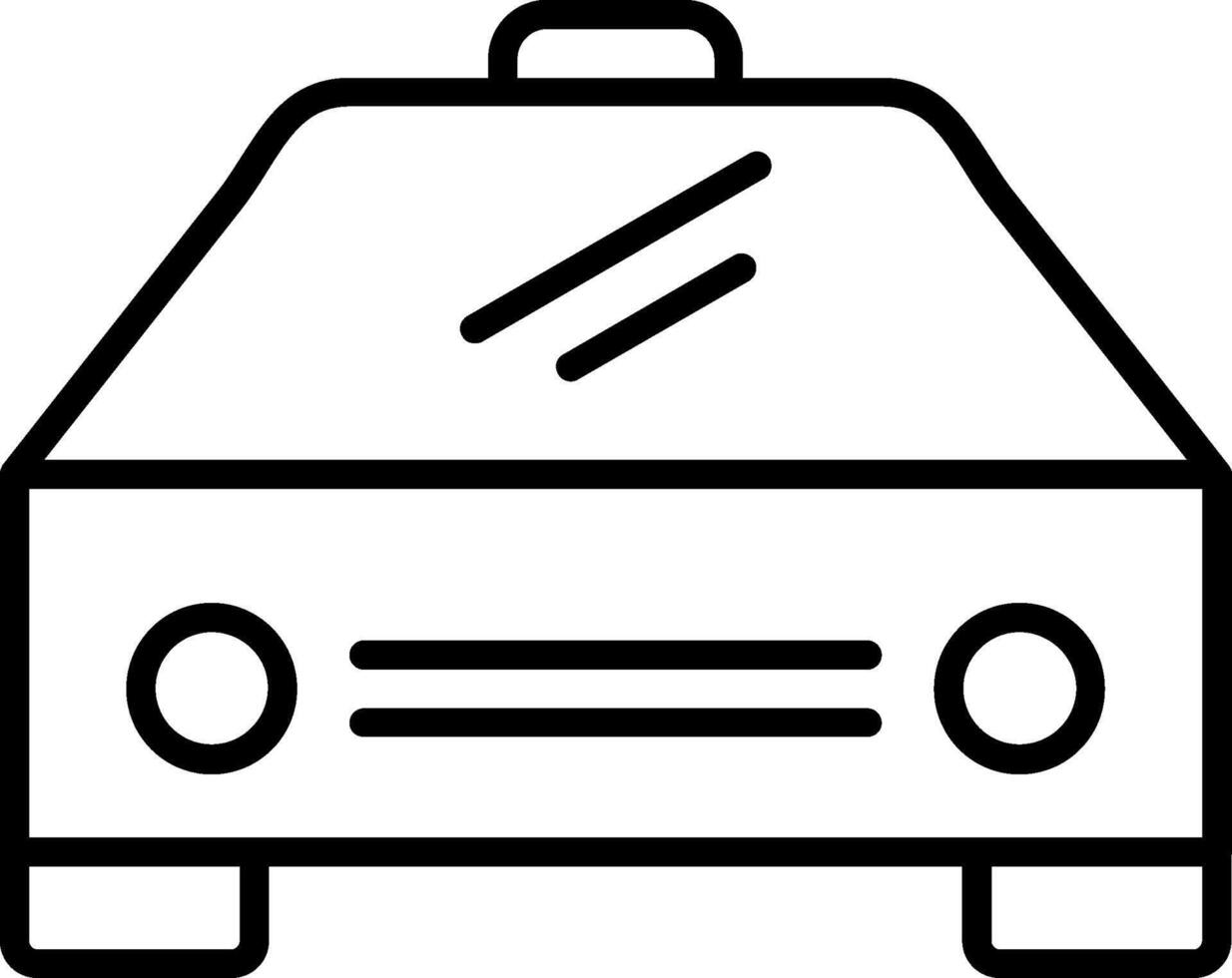 Car Line Icon vector