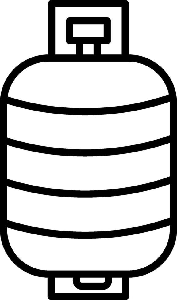 Tank Line Icon vector