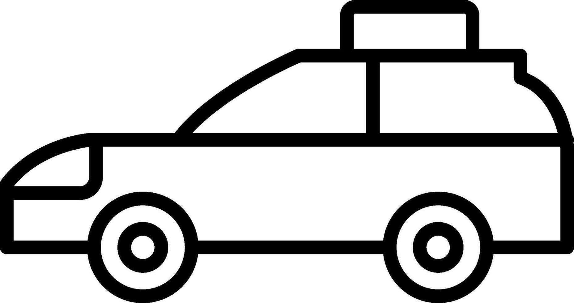 Car Line Icon vector