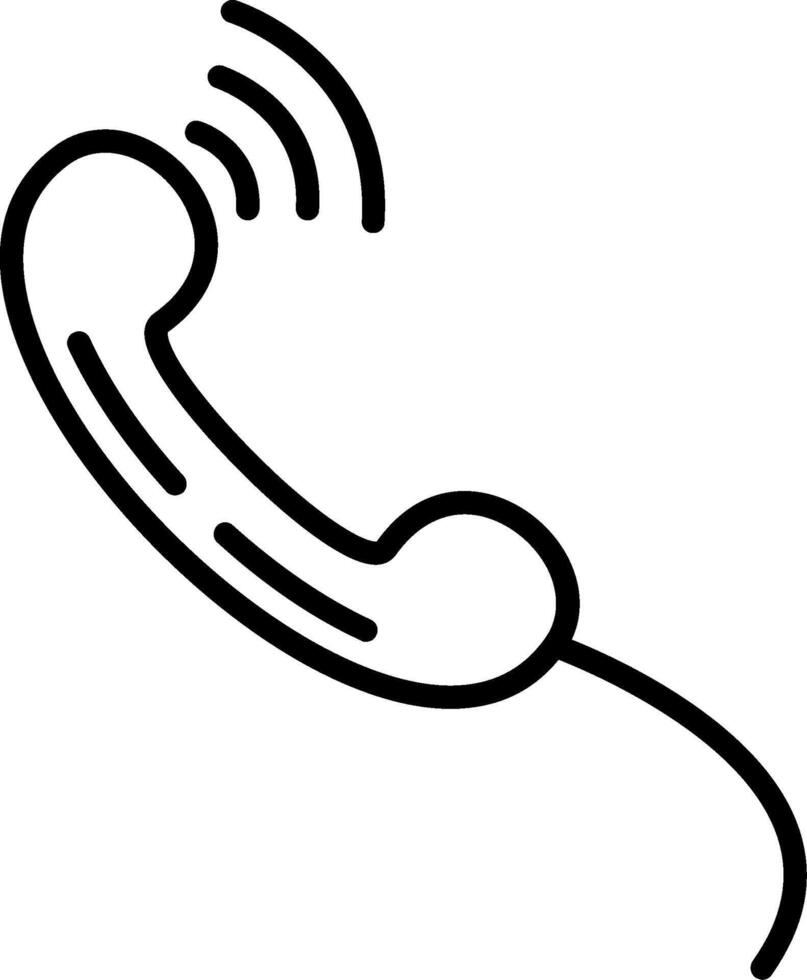 Phone Line Icon vector