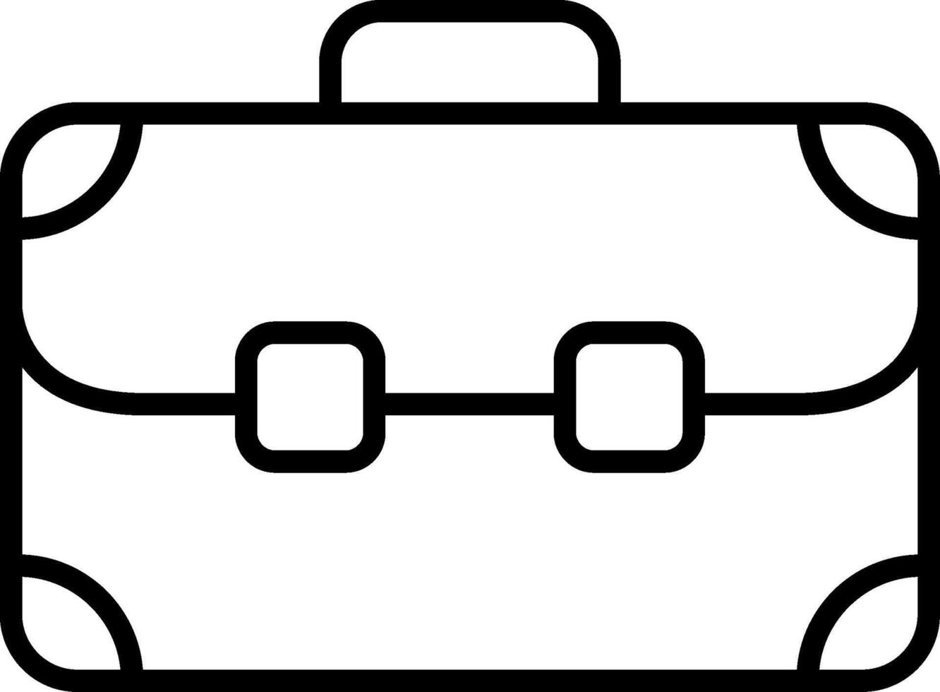 Bag Line Icon vector