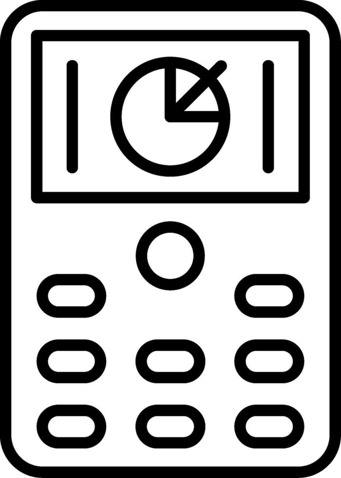 Device Line Icon vector
