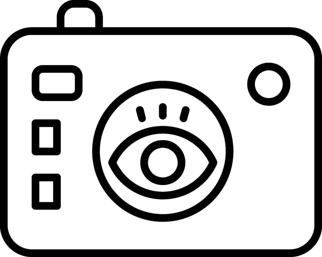 Camera Line Icon vector