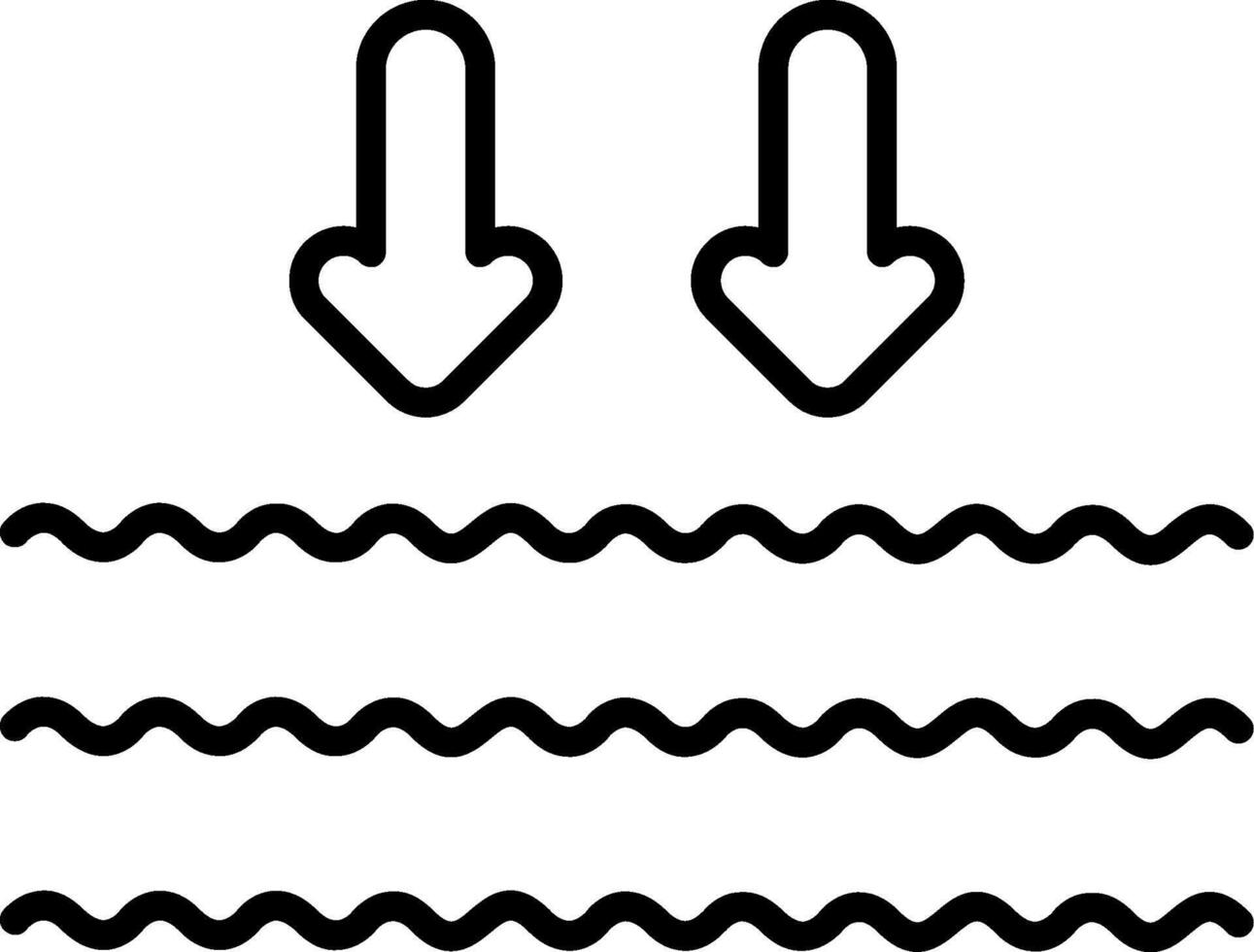 Arrows Line Icon vector