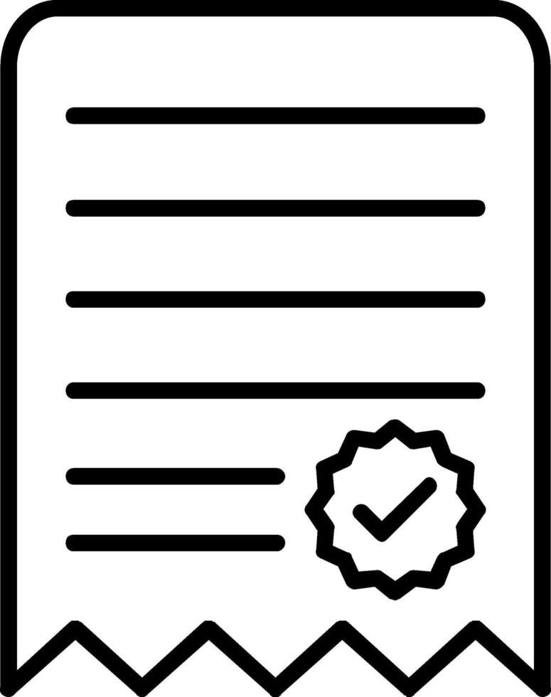 Notes Line Icon vector