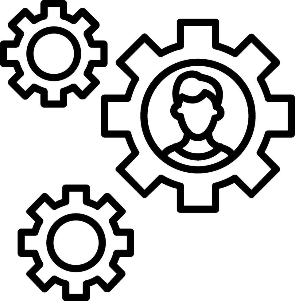 Measure Tape Line Icon vector