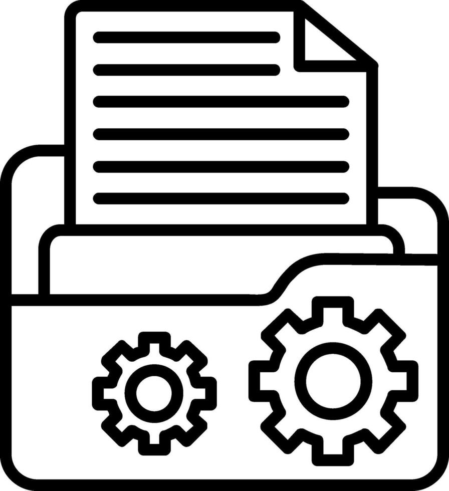 Apartments Line Icon vector