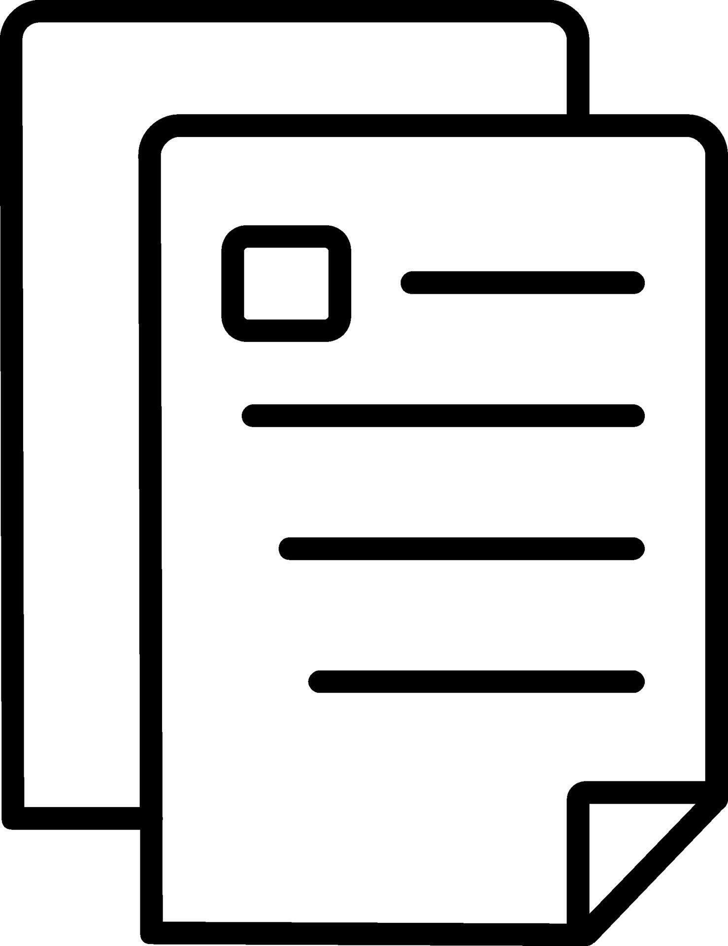 Document Line Icon 43263148 Vector Art at Vecteezy