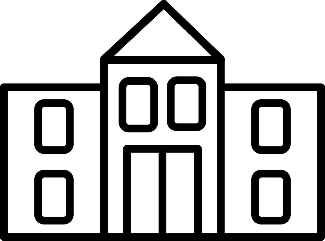 University Line Icon vector