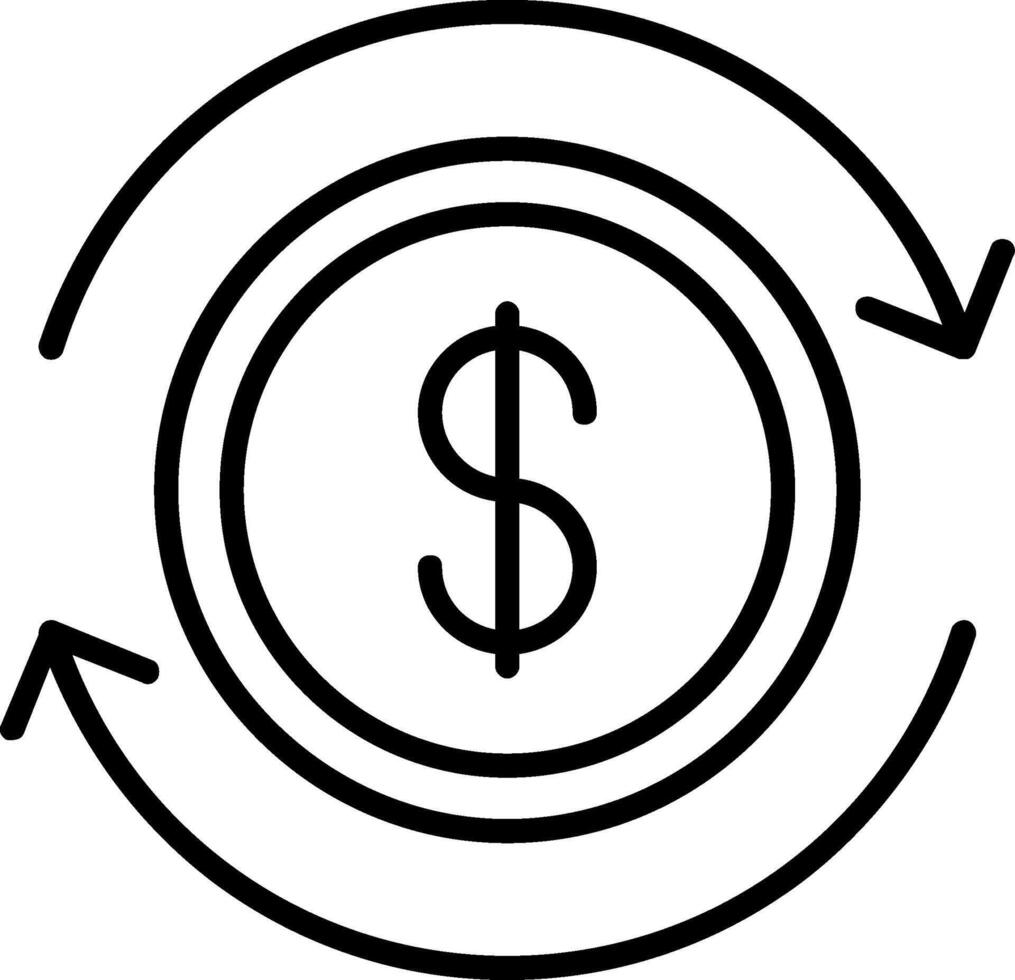 Business Continuity Line Icon vector