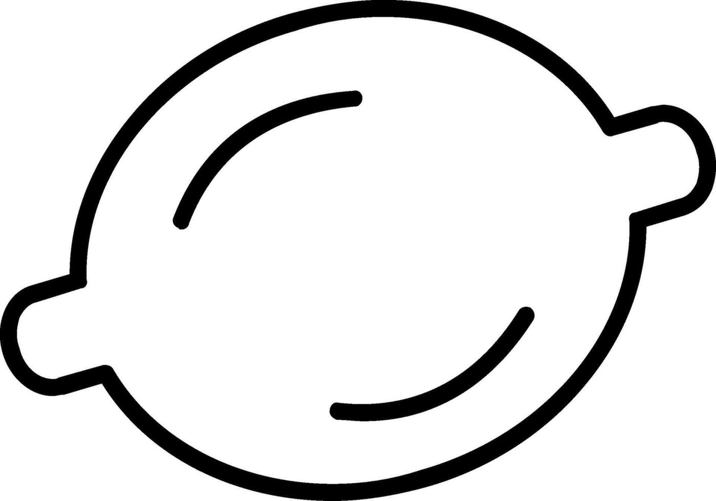 Lime Line Icon vector