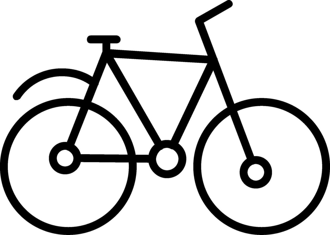 Bicycle Line Icon vector
