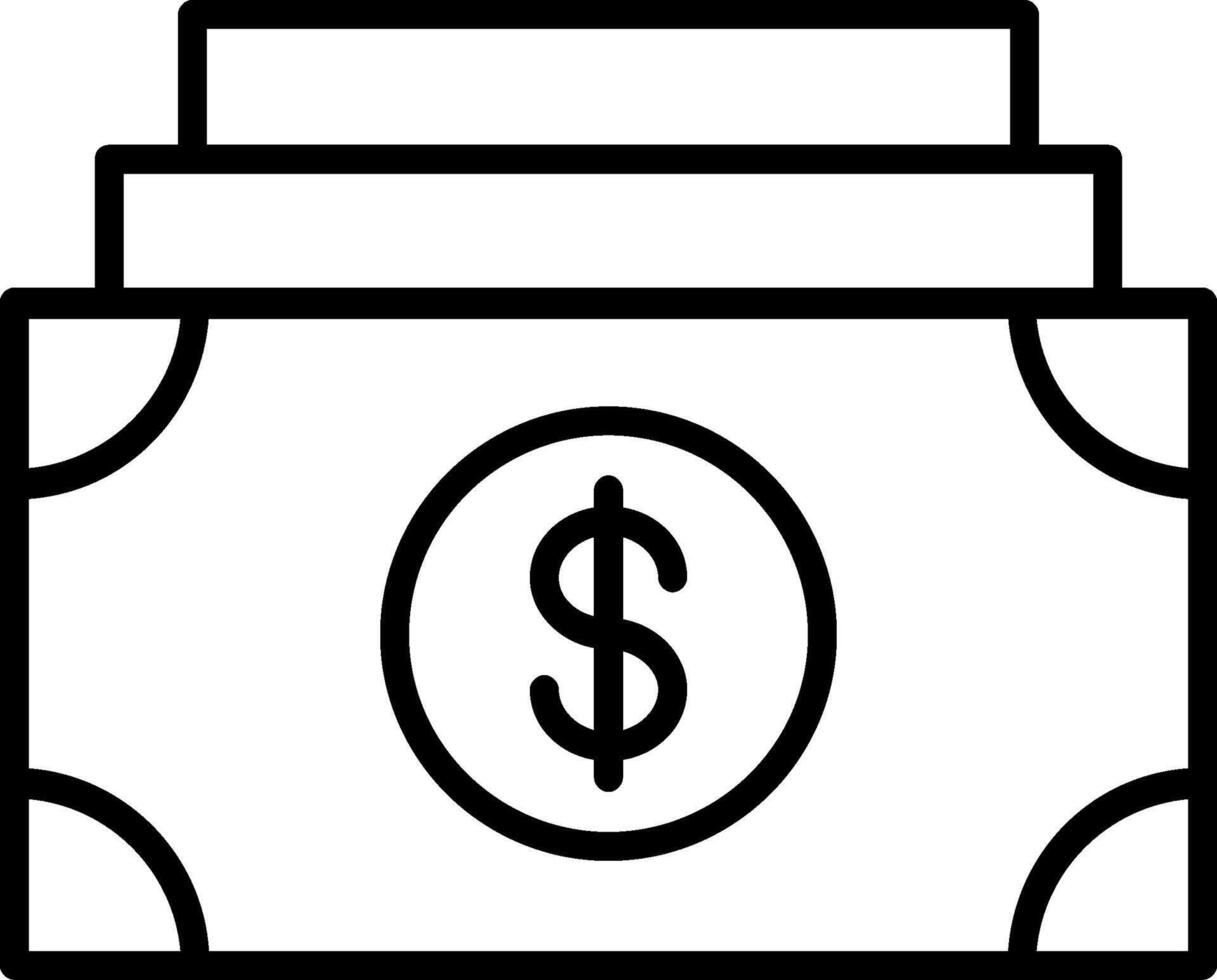 Payment System Line Icon vector