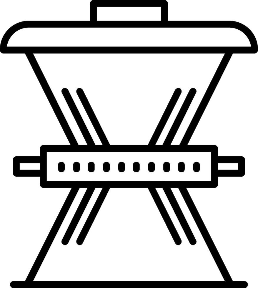 Waste Reduction Line Icon vector