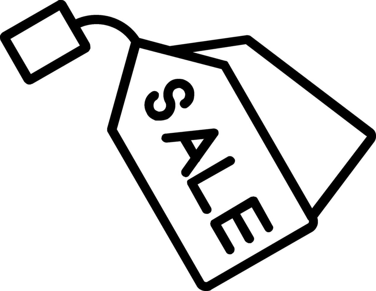 Sale Line Icon vector