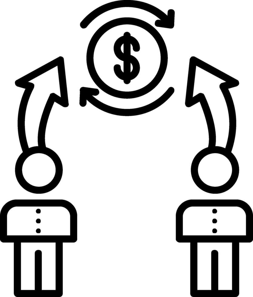 Synergy Line Icon vector