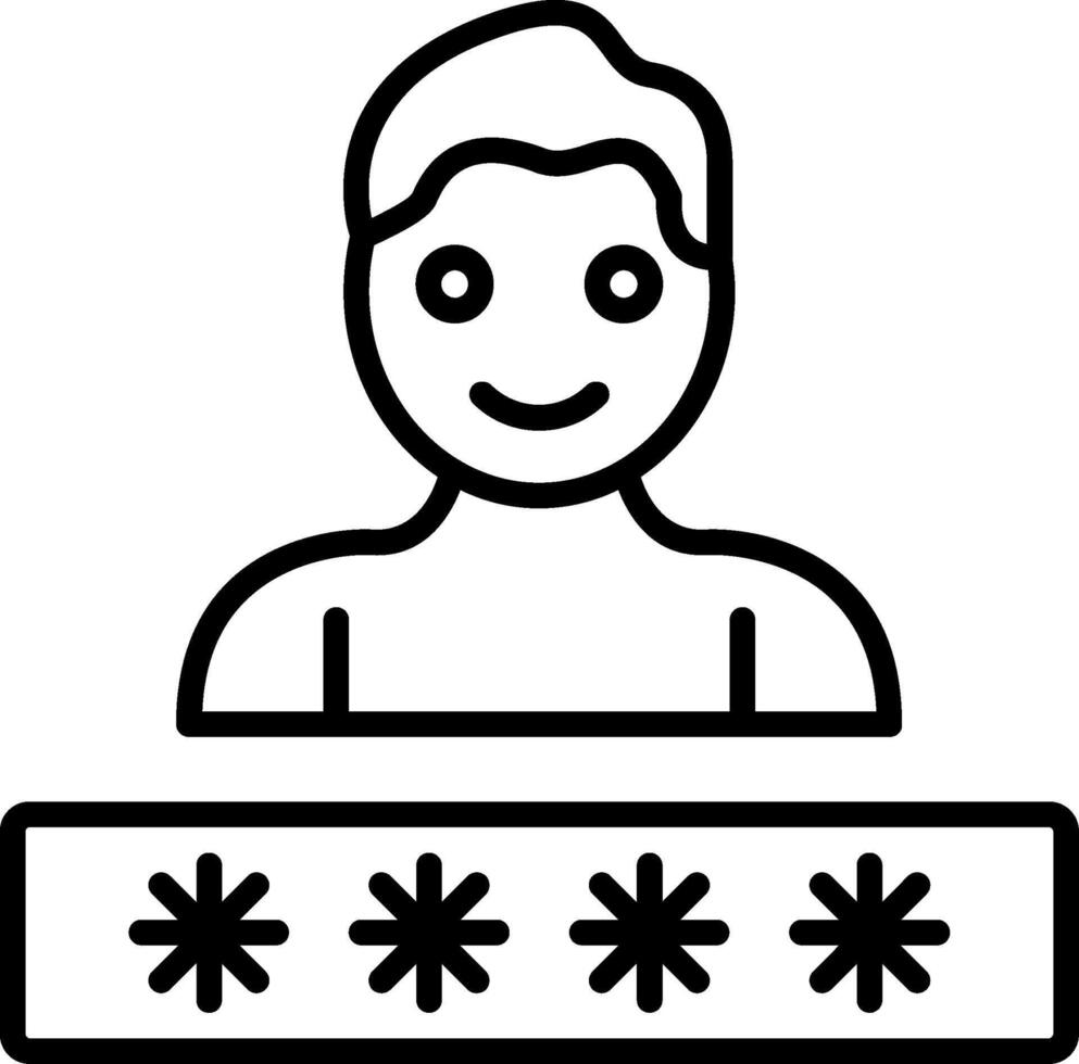 Account Password Icons Design vector
