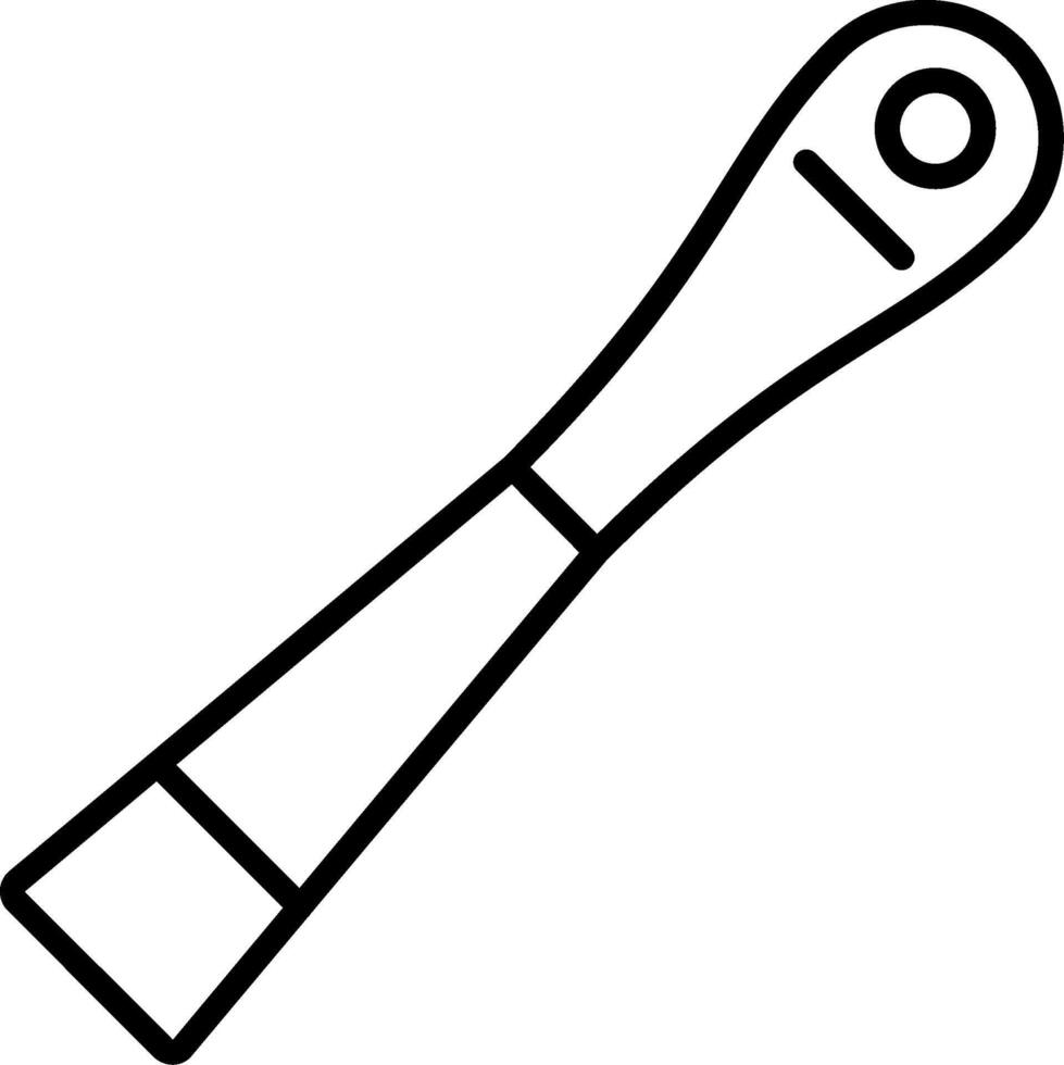 Ratchet Line Icon vector