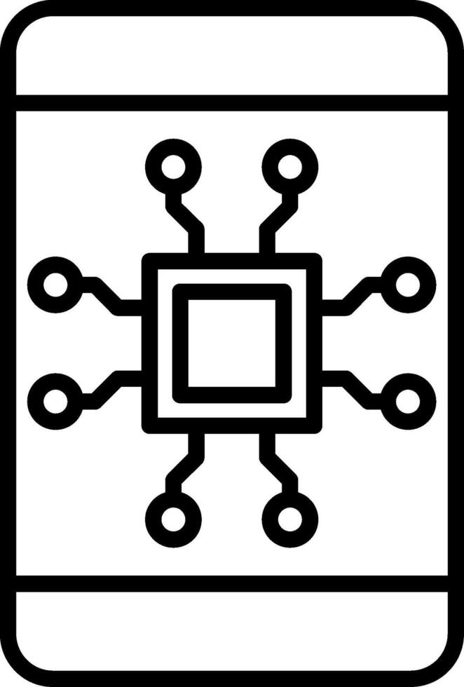Mobile Technology Icons Design vector