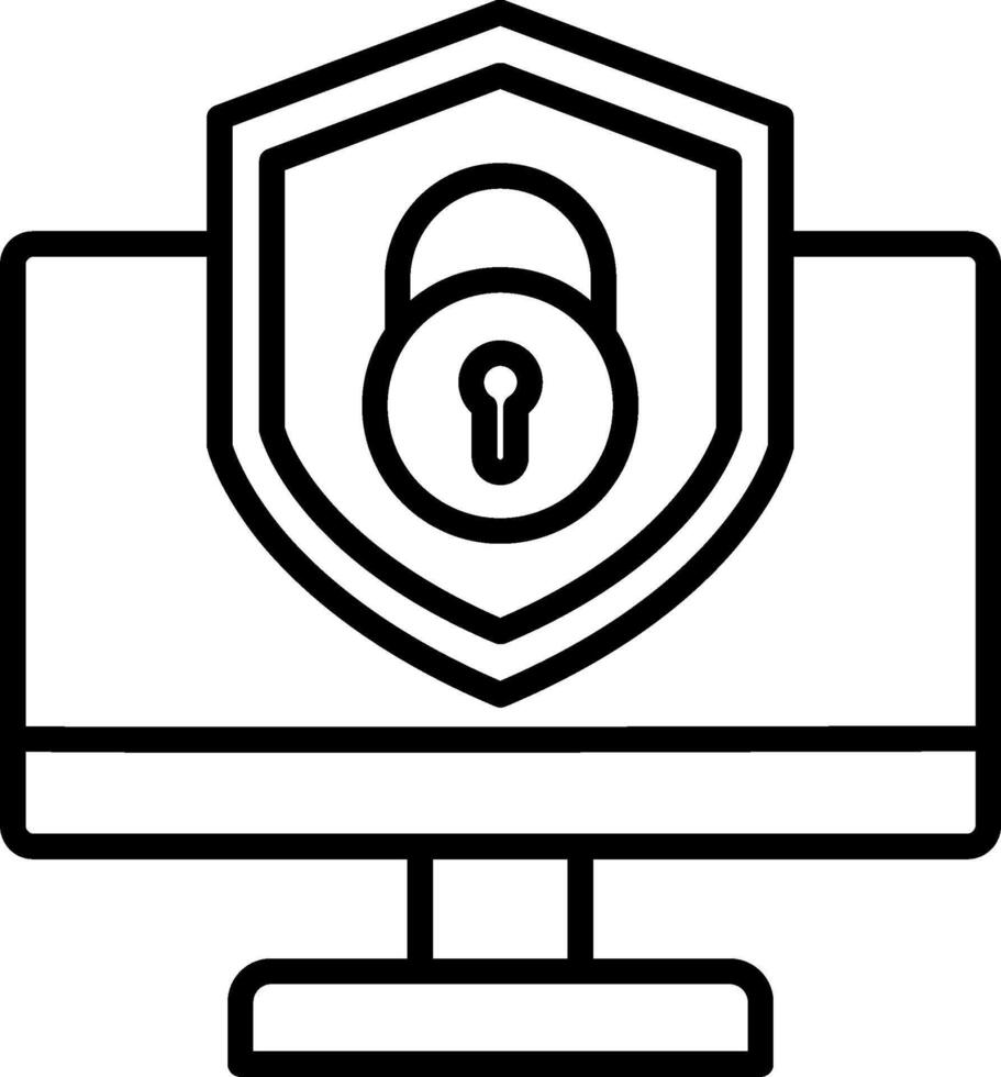 PC Security Icons Design vector