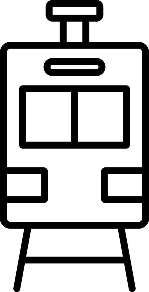 Train Line Icon vector