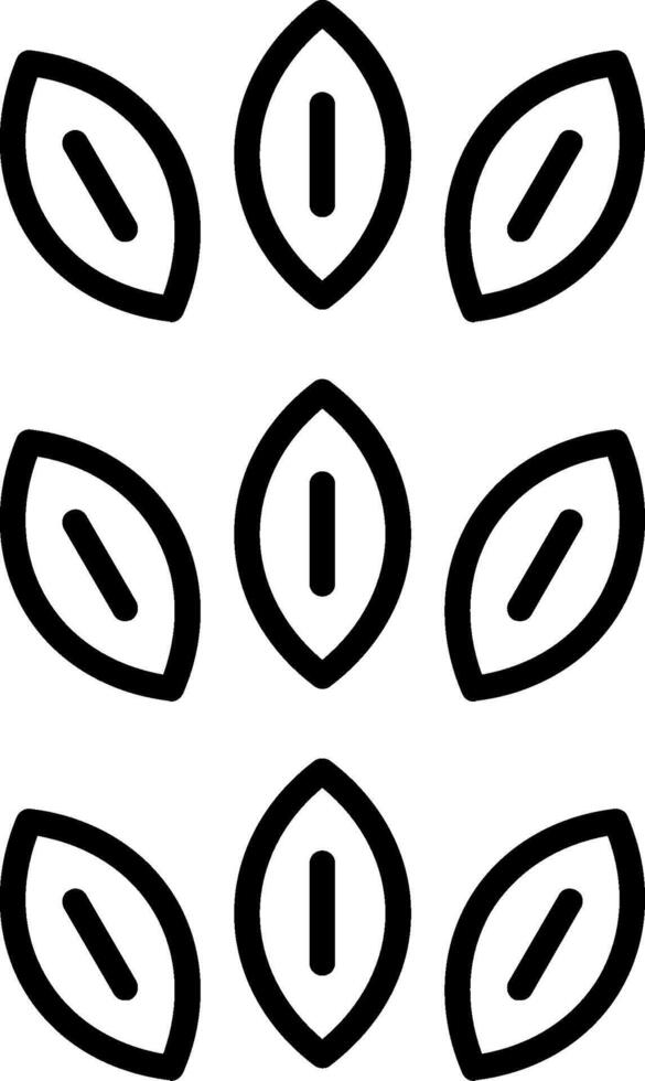 Sesame Line Icon vector