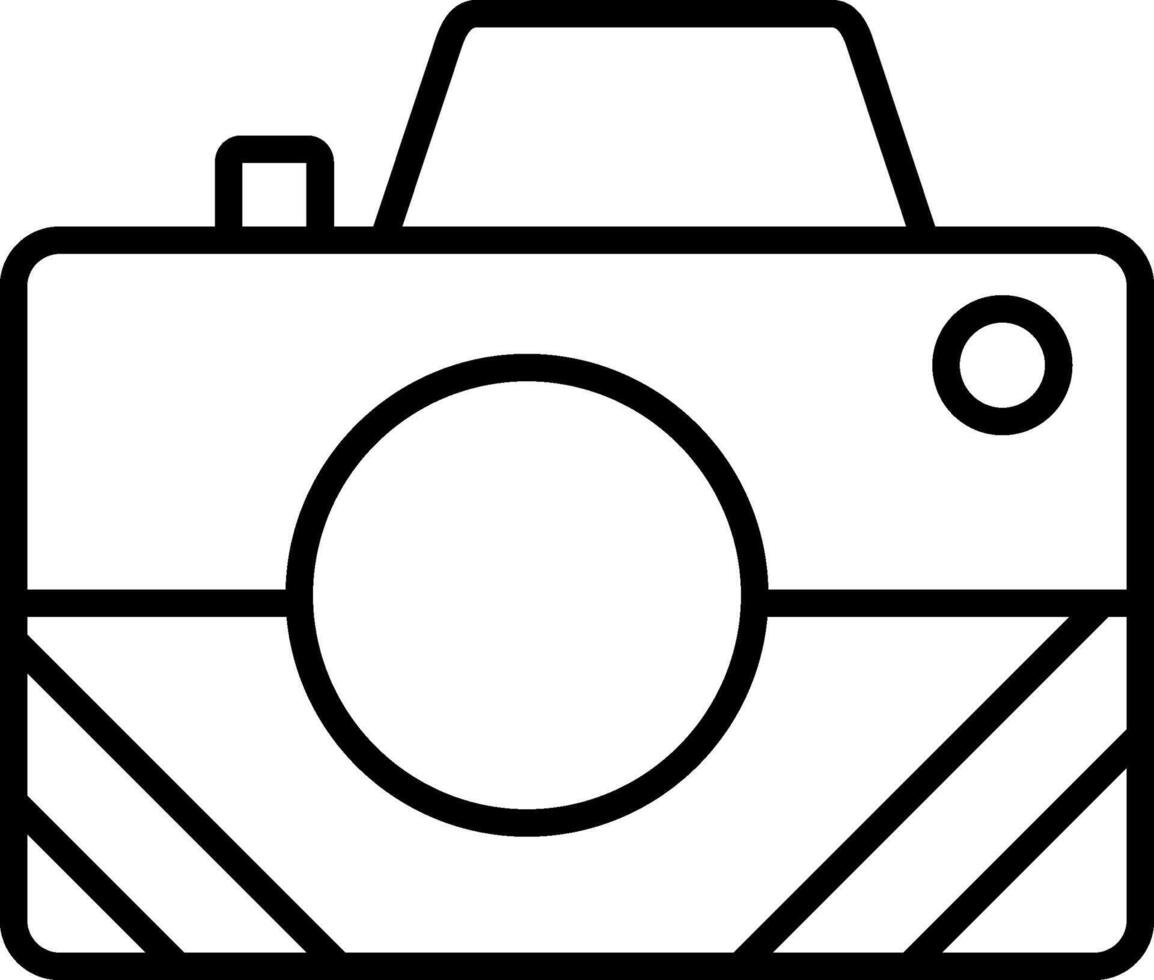 Camera Line Icon vector
