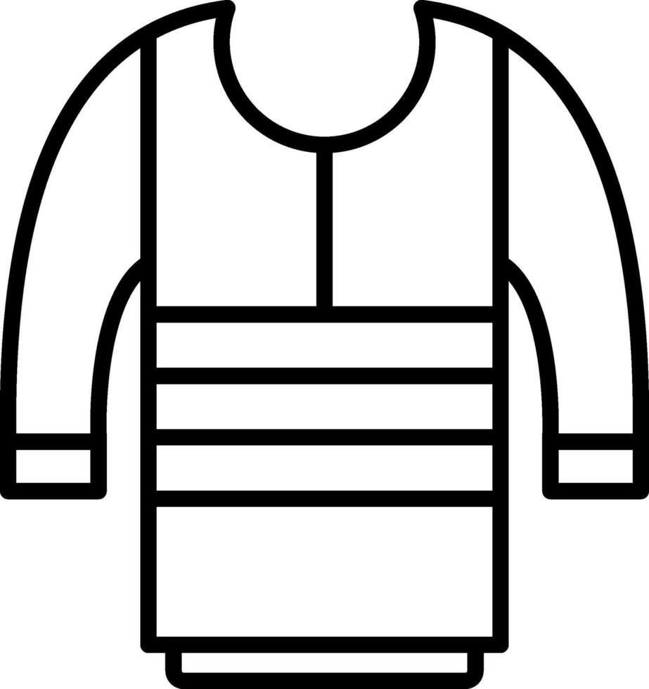Sweater Line Icon vector