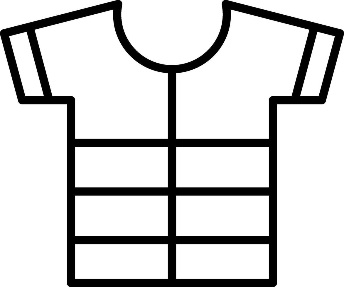 Shirt Line Icon vector