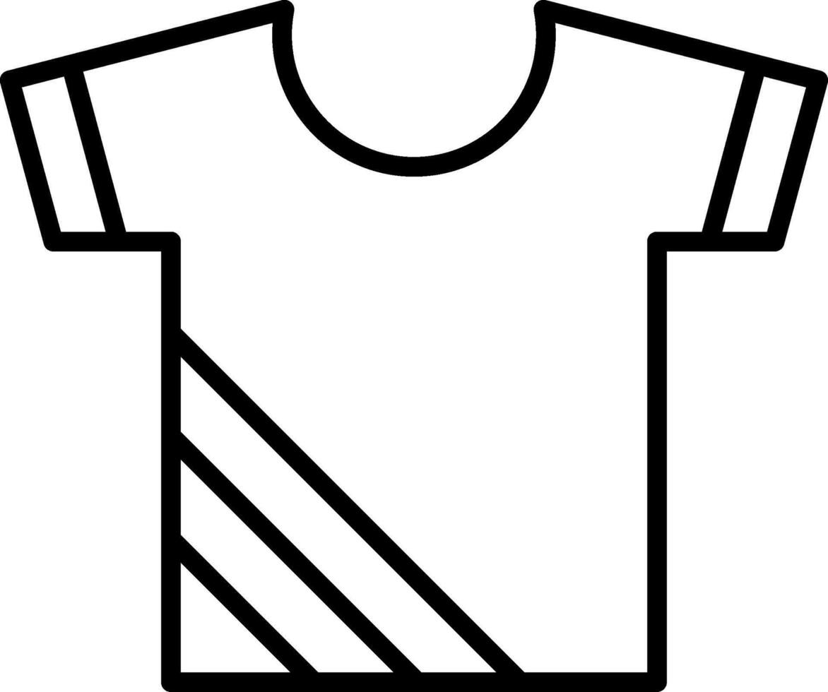 Shirt Line Icon vector