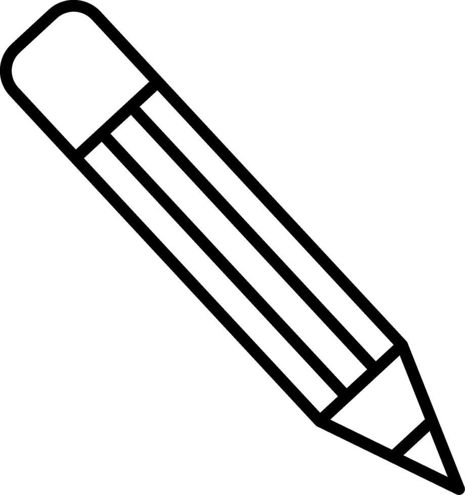 Pencil Line Icon vector